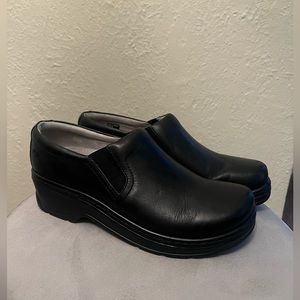 Klogs Naples clogs black leather size 9.5-worn once for a photoshoot